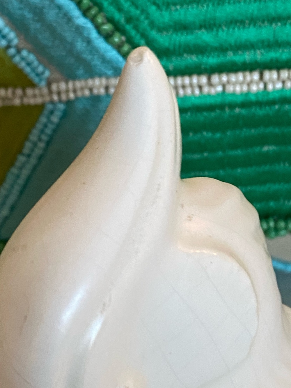 Vtg White Glazed Ceramic Birds Ducks Water Fowl Figurines Family Set of 4 Japan - Picture 5 of 14